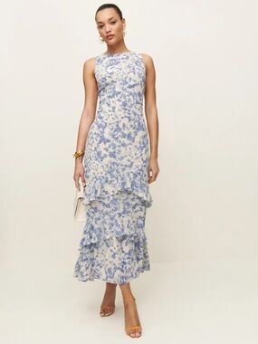 Reformation Magnus Dress Ivory - Size 12